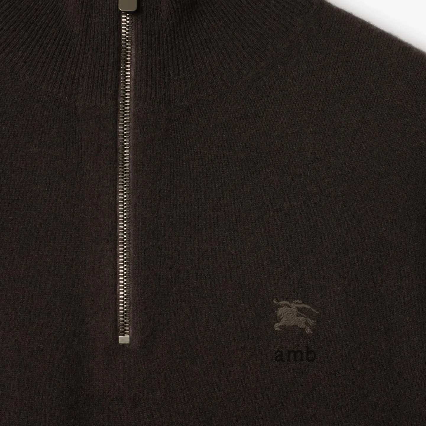 Cashmere Blend Half-zip Sweater
