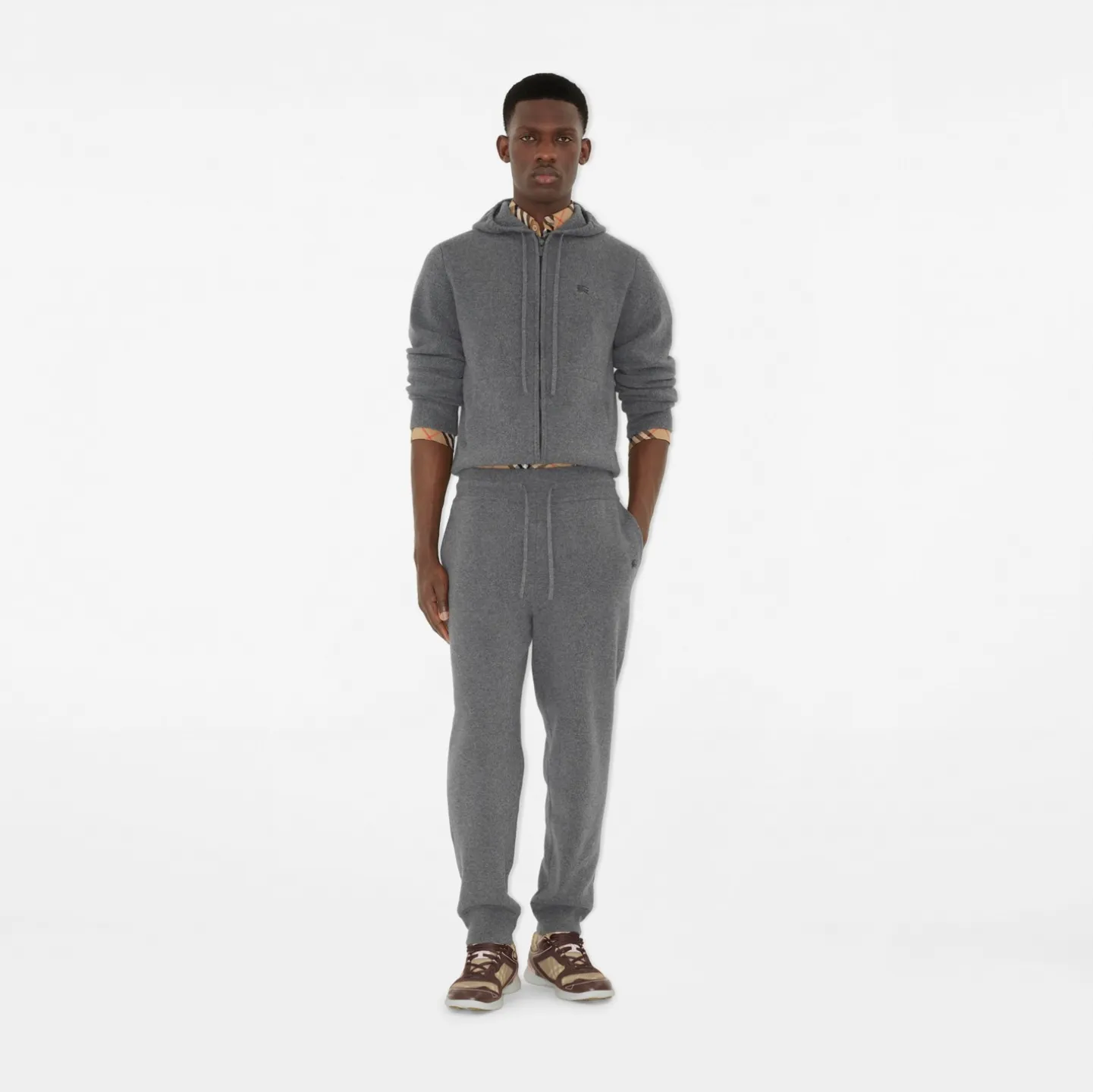 Cashmere Blend Jogging Pants