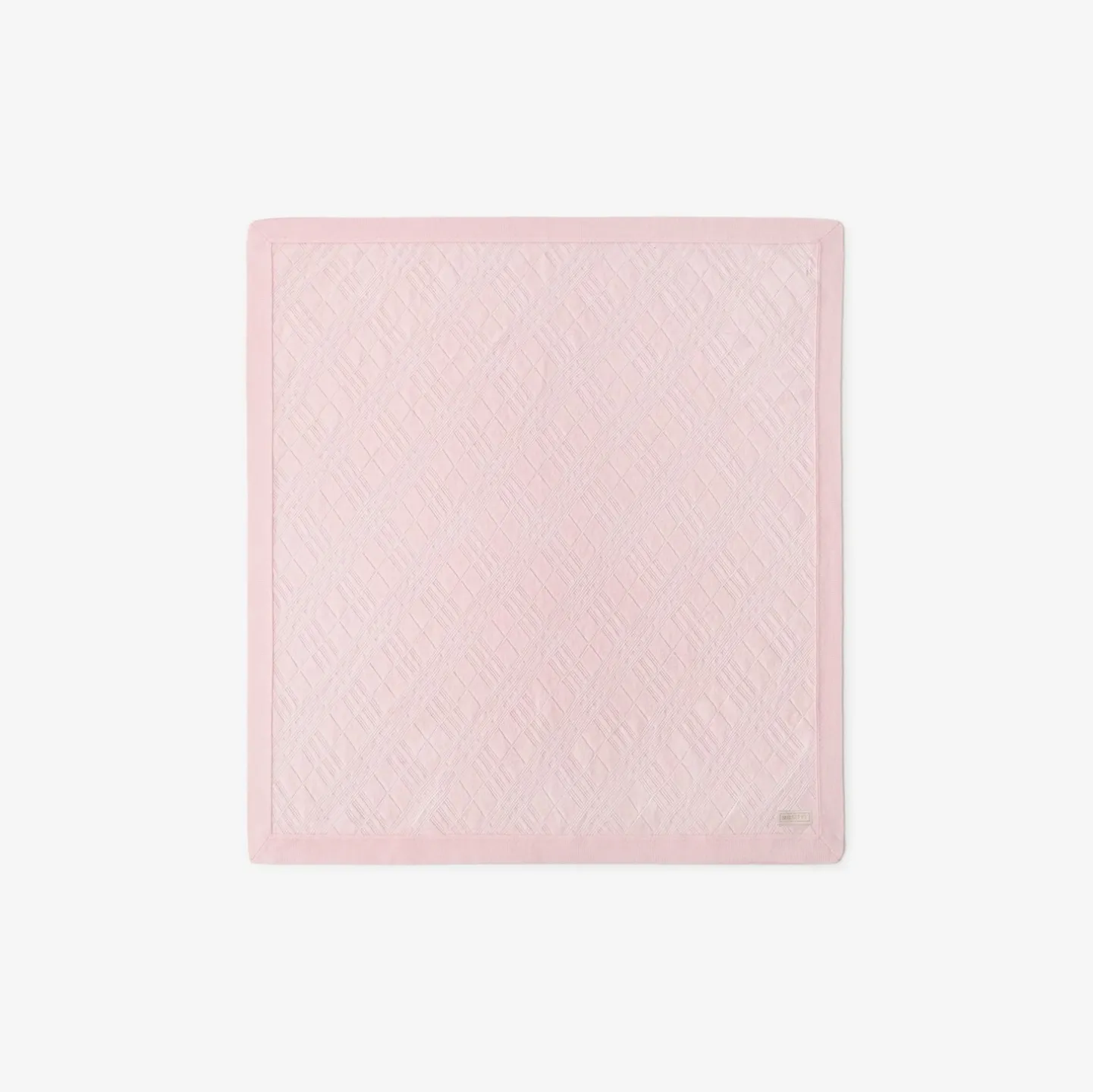 Check Cashmere Baby Blanket