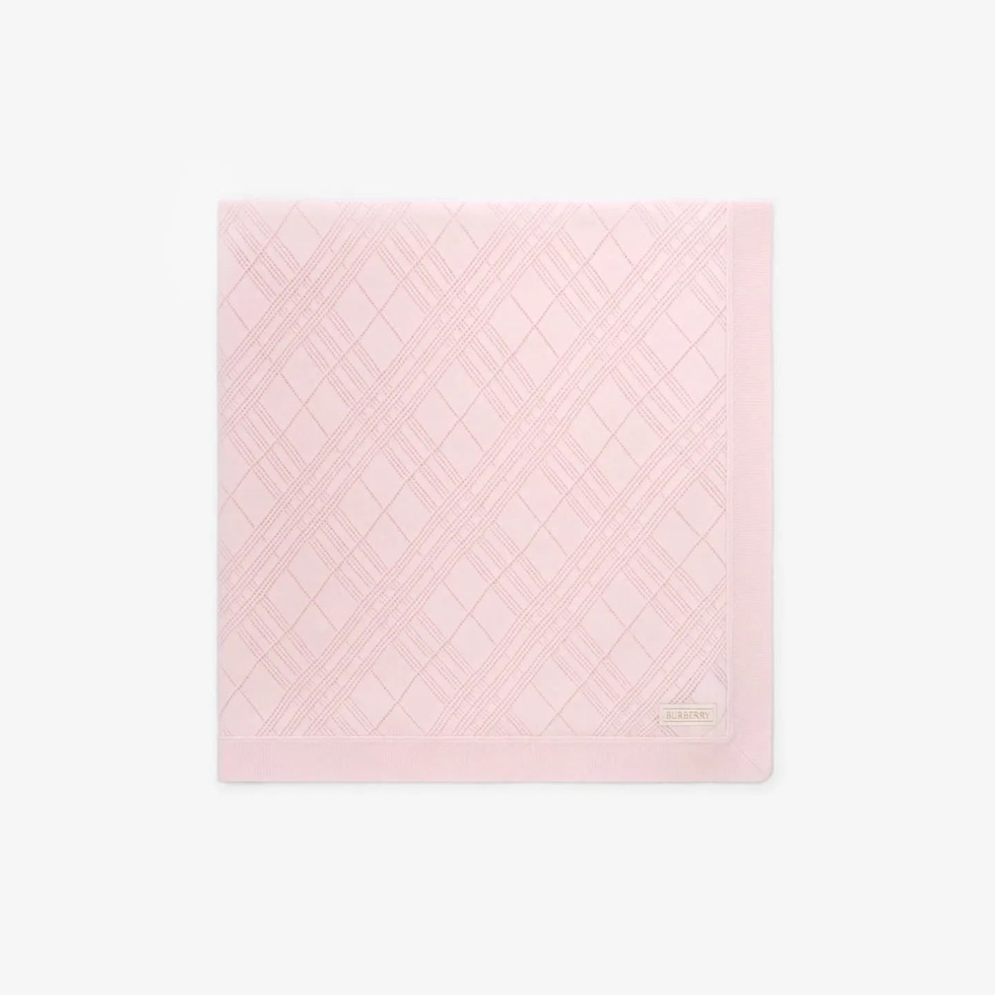 Check Cashmere Baby Blanket