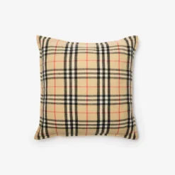 Check Cashmere Cushion