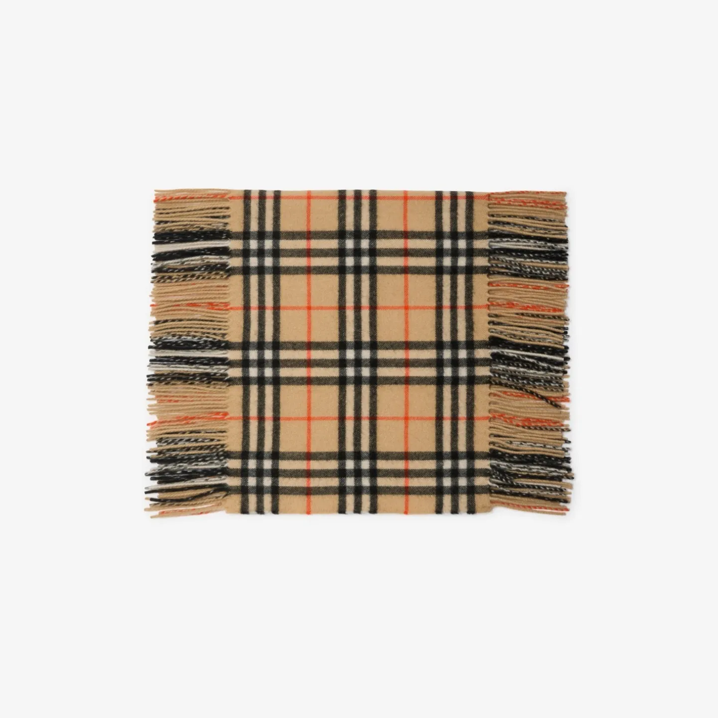 Check Cashmere Happy Scarf