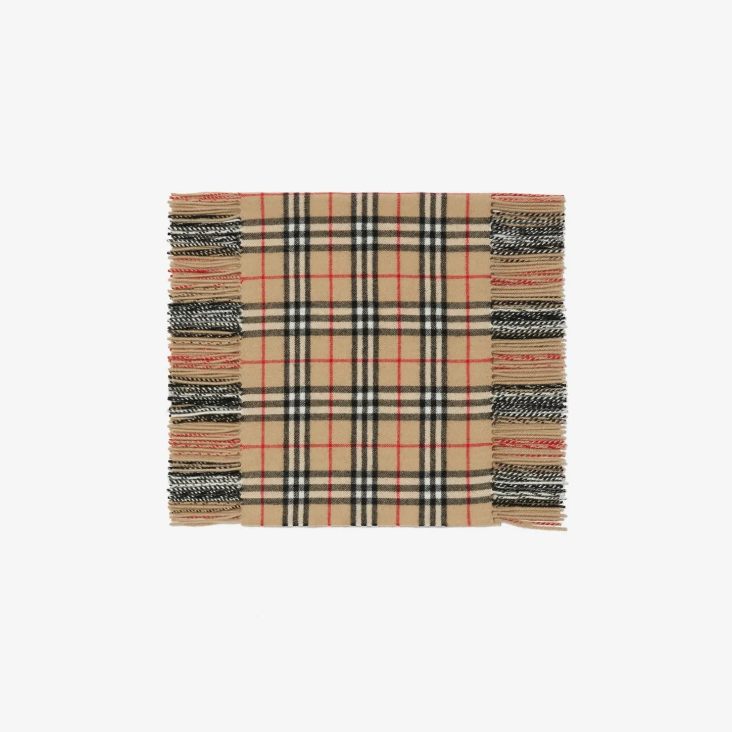 Check Cashmere Happy Scarf