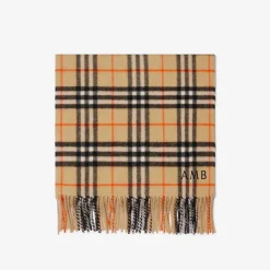 Check Cashmere Scarf