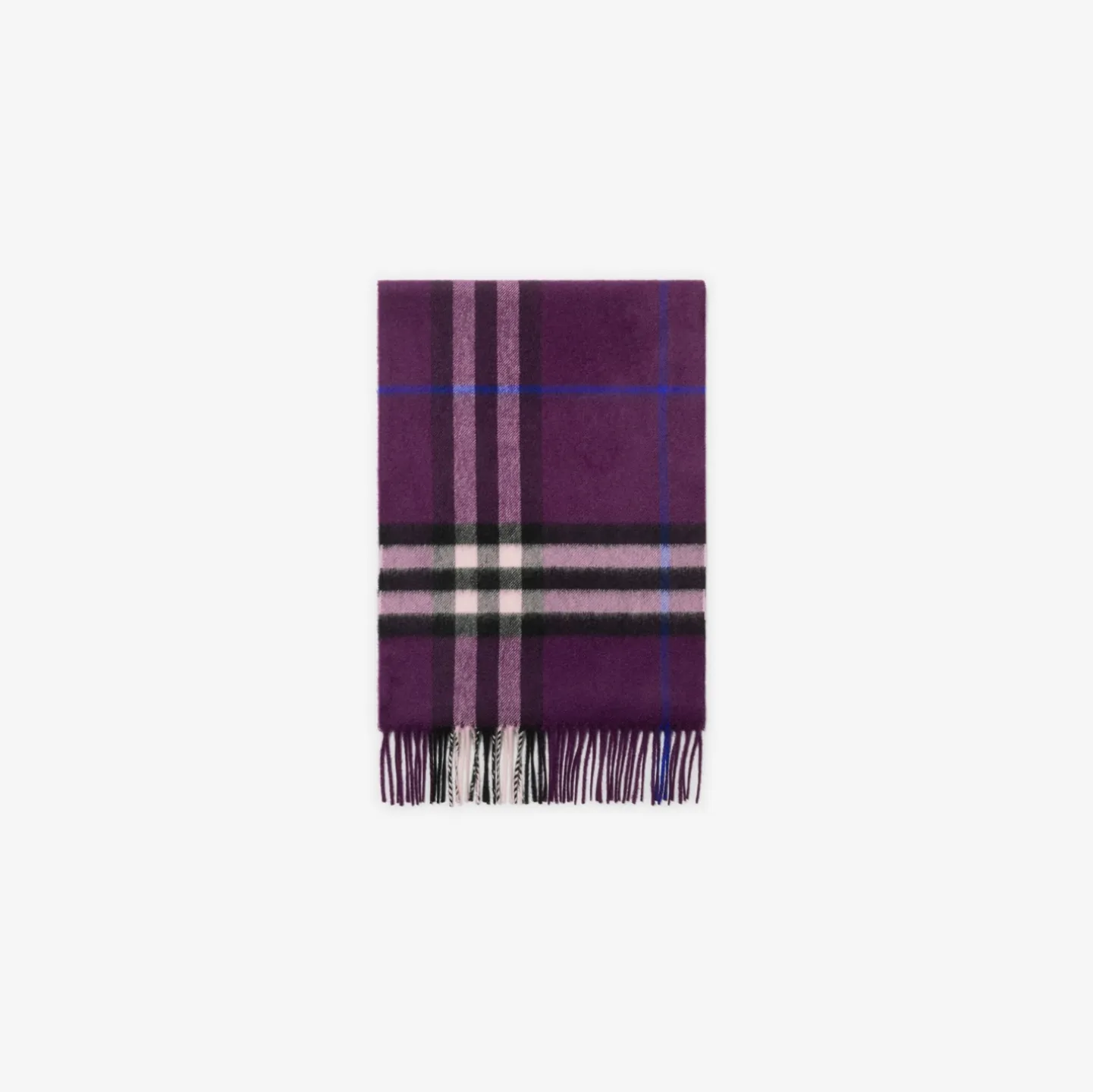 Check Cashmere Scarf