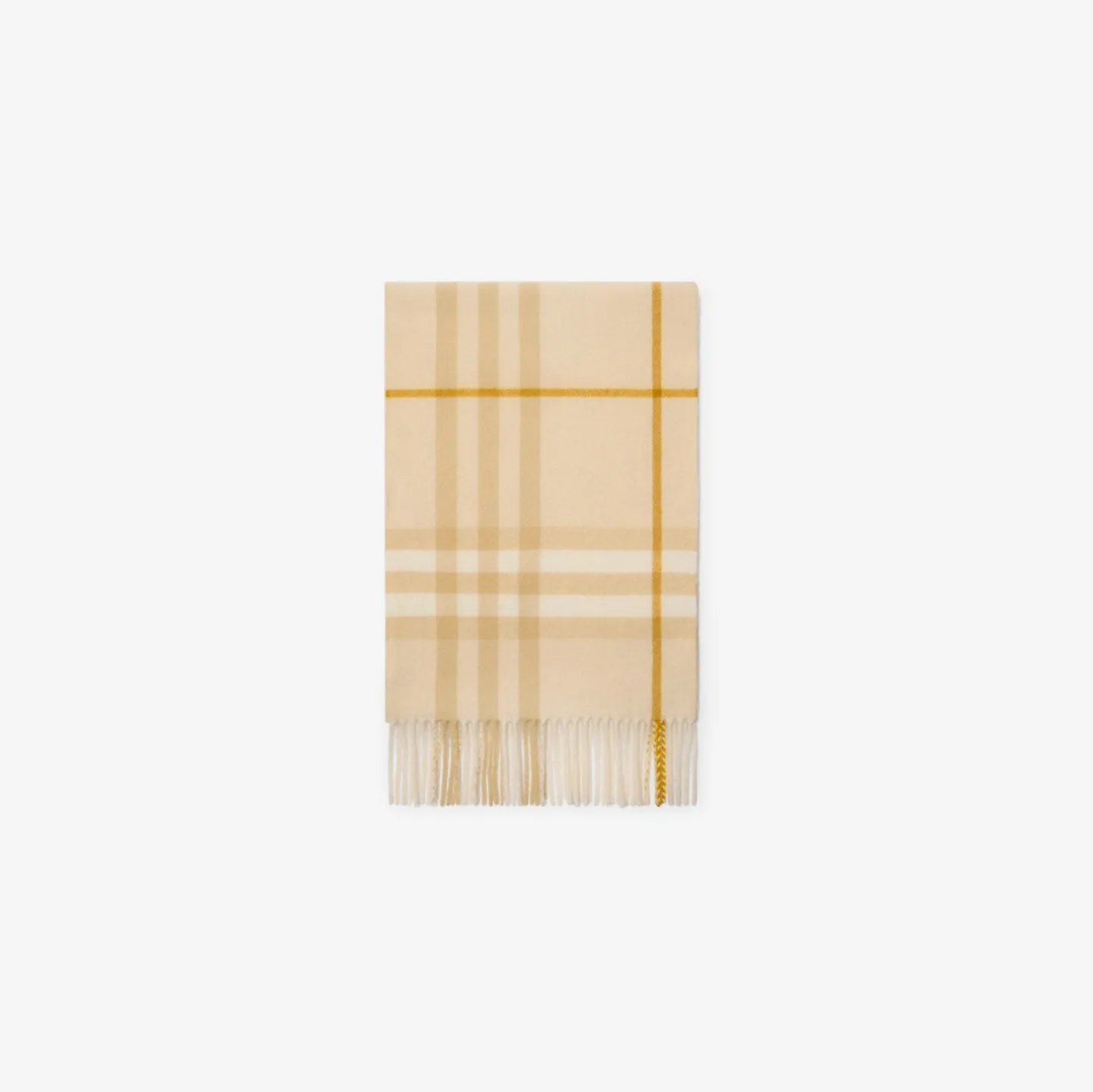 Check Cashmere Scarf