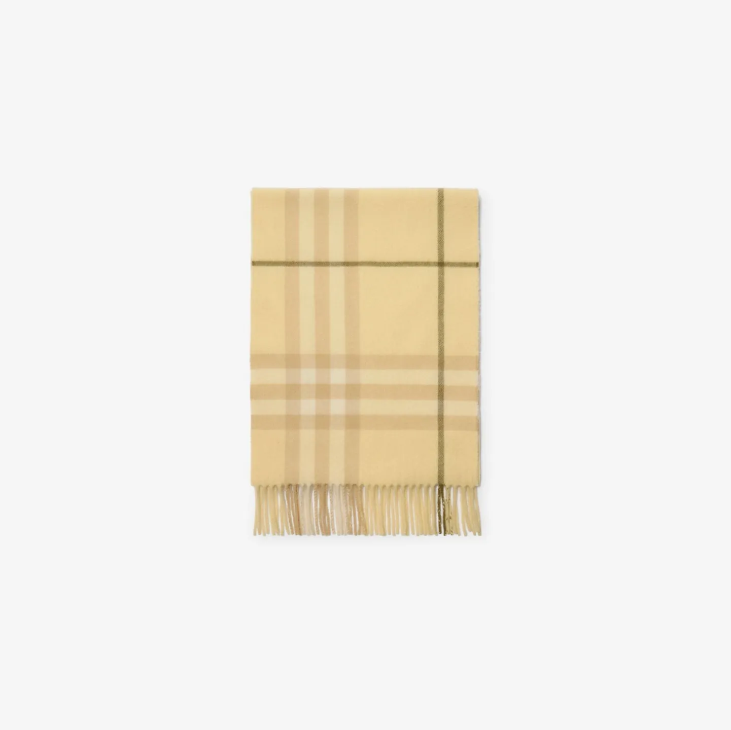 Check Cashmere Scarf