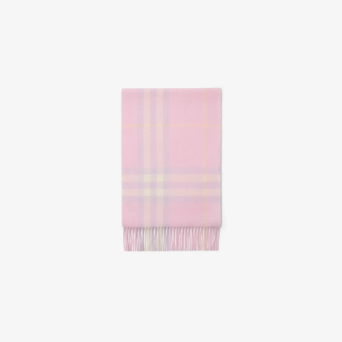 Check Cashmere Scarf