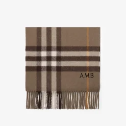 Check Cashmere Scarf