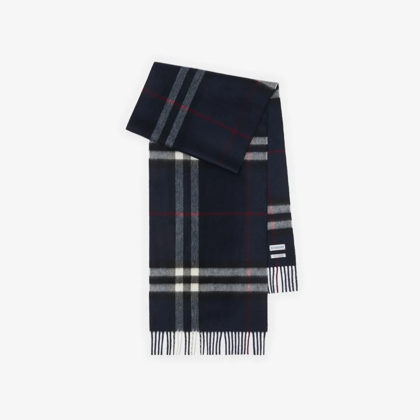 Check Cashmere Scarf