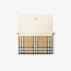 Check Chain Strap Wallet