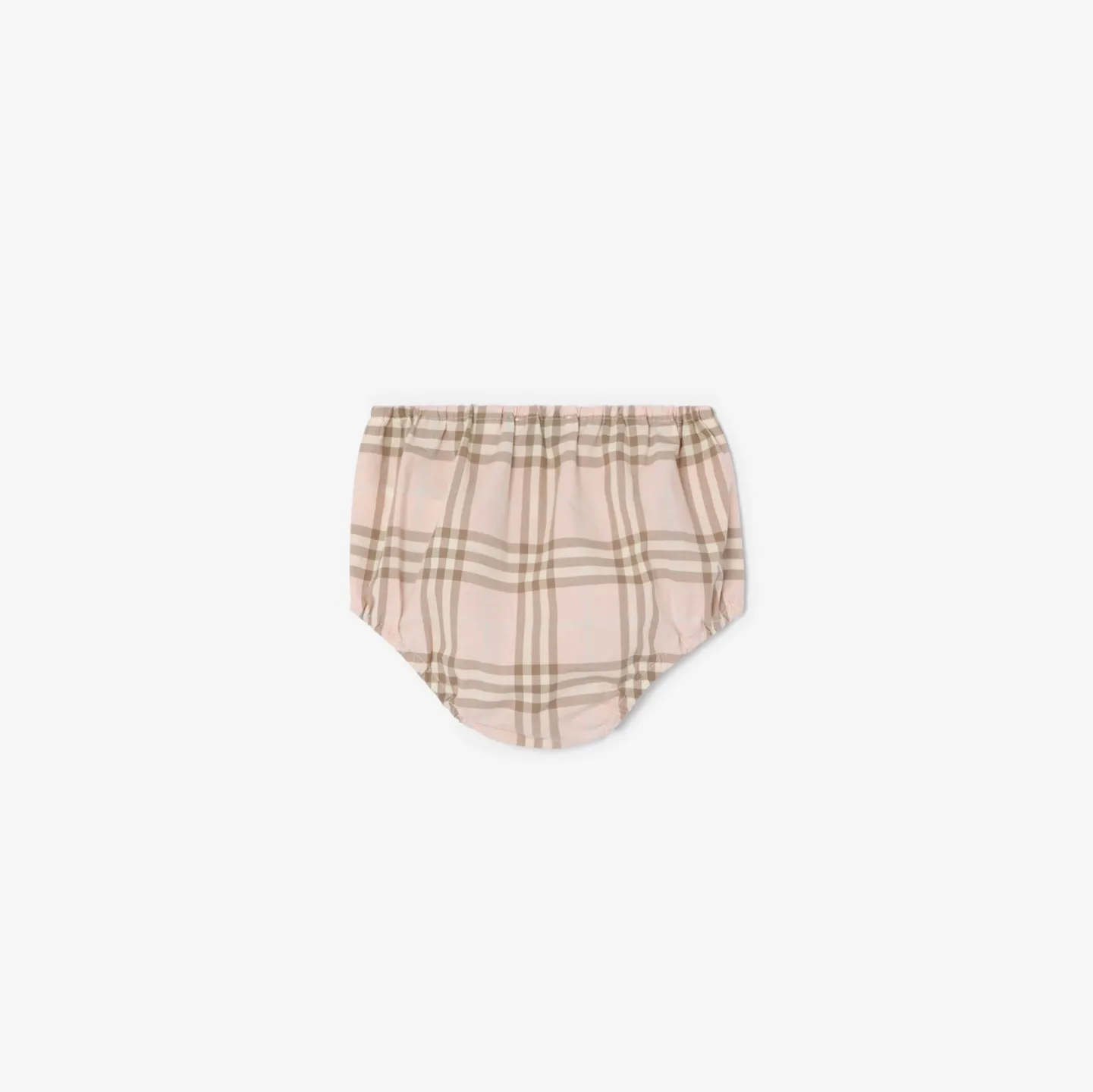 Check Cotton Dress with Bloomers