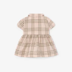 Check Cotton Dress with Bloomers