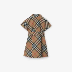 Check Cotton Shirt Dress