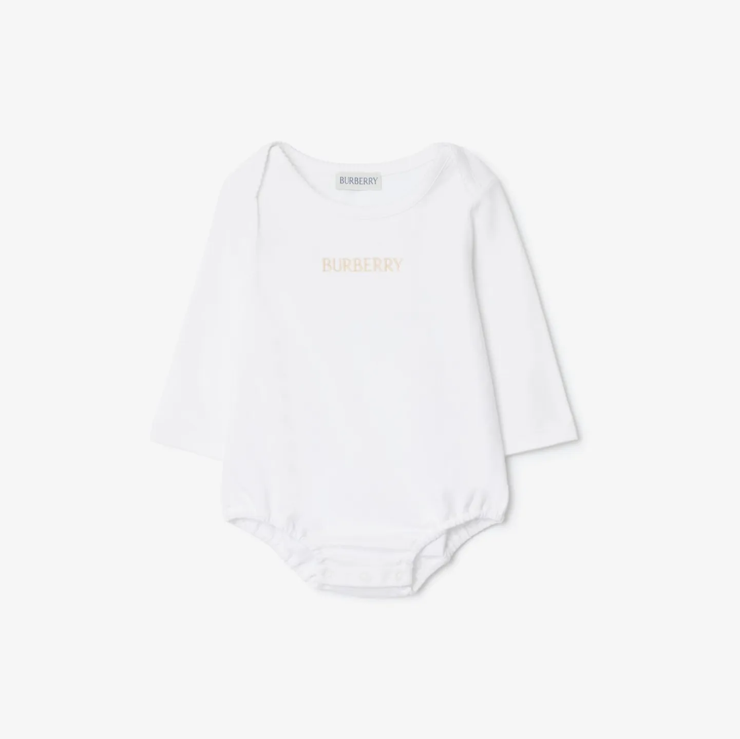 Check Cotton Three-piece Baby Gift Set