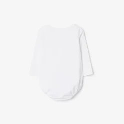 Check Cotton Three-piece Baby Gift Set