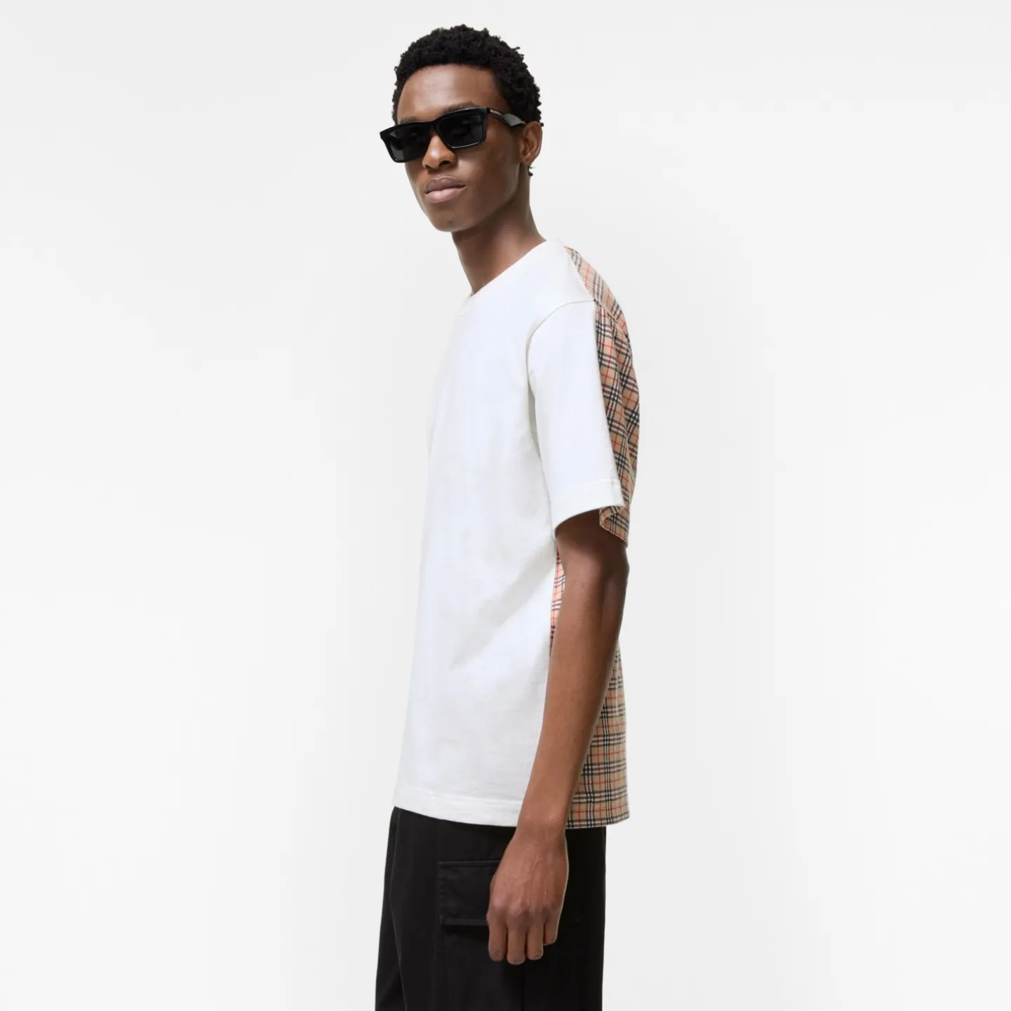 Check Cotton T-shirt