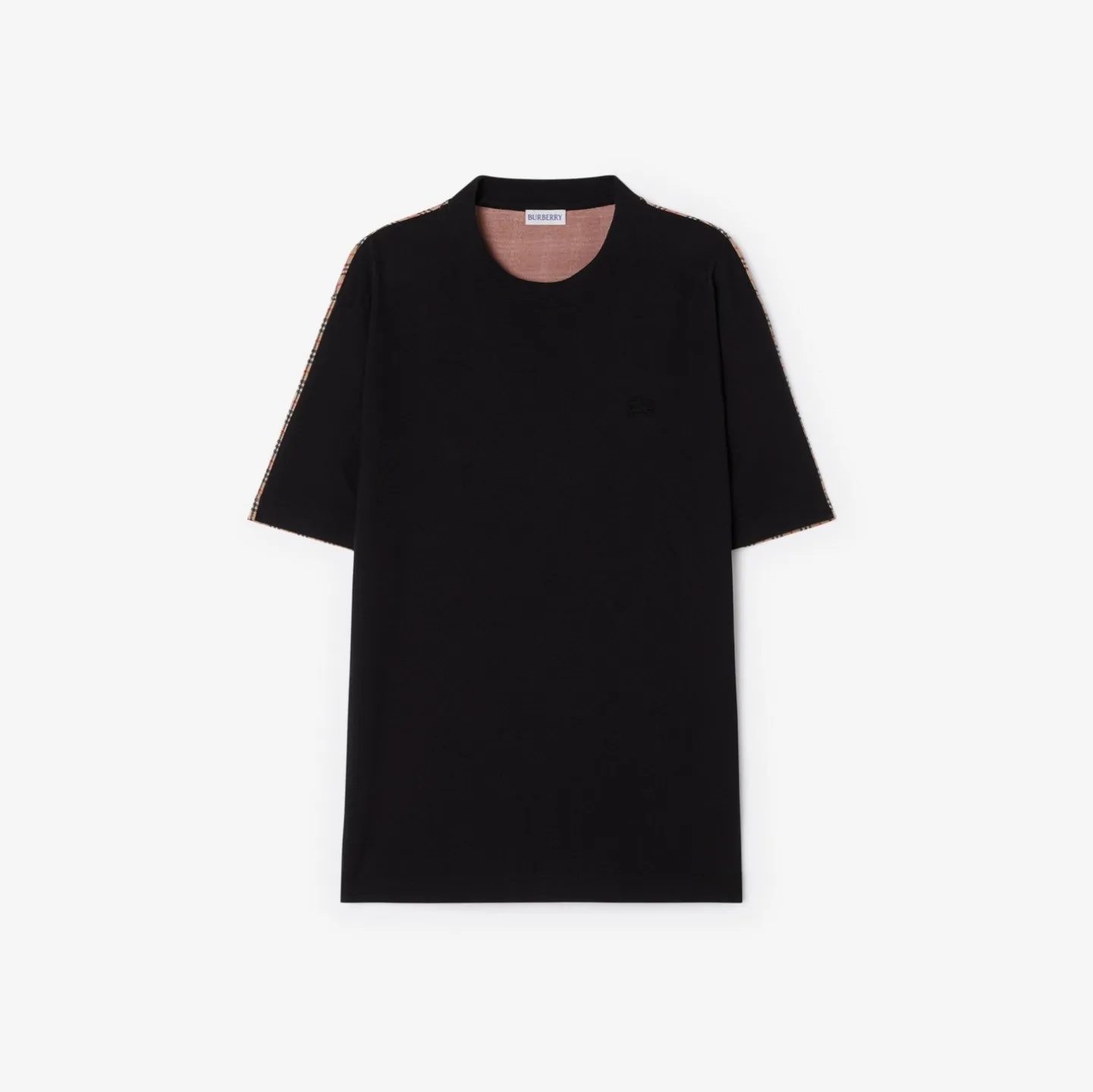 Check Cotton T-shirt
