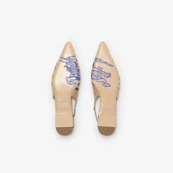 Check Dame Slingback Ballerinas