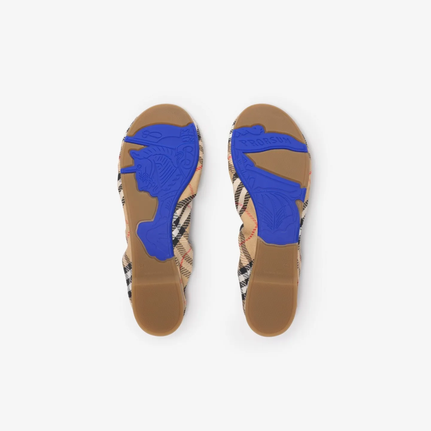 Check Fawn Ballerinas