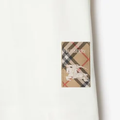 Check Label Cotton T-shirt