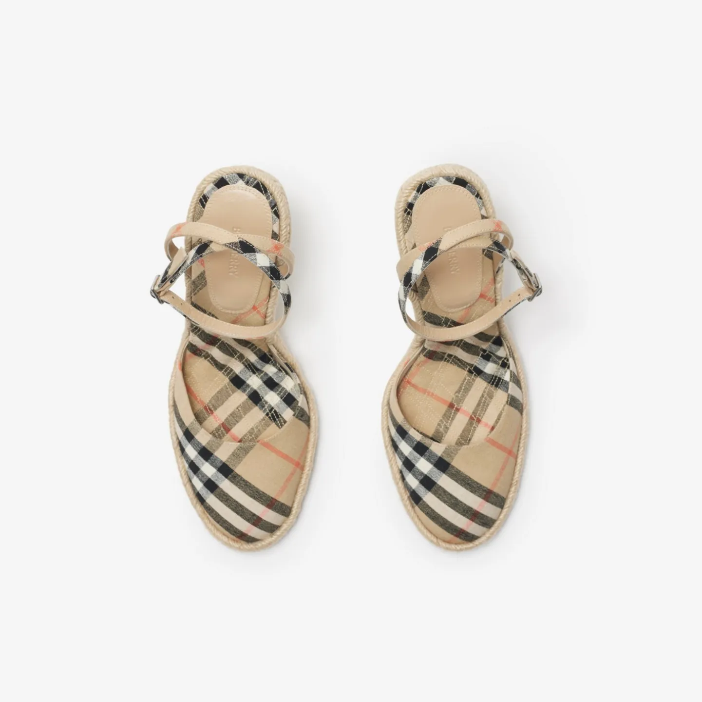 Check Mews Espadrille Pumps