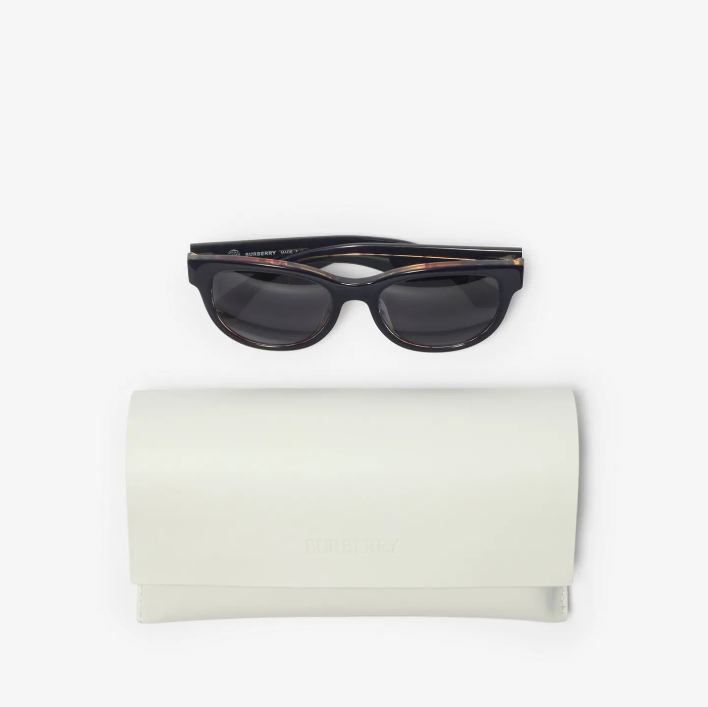 Check Round Sunglasses