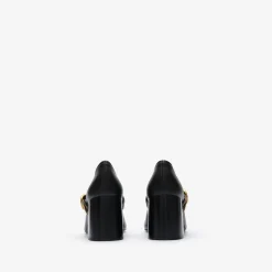 Check Strap Leather Robin Shoes