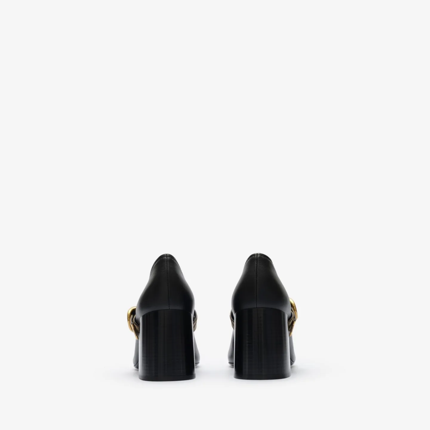 Check Strap Leather Robin Shoes