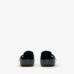 Check Suede Urchin Clogs