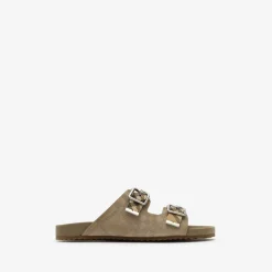 Check Suede Urchin Sandals