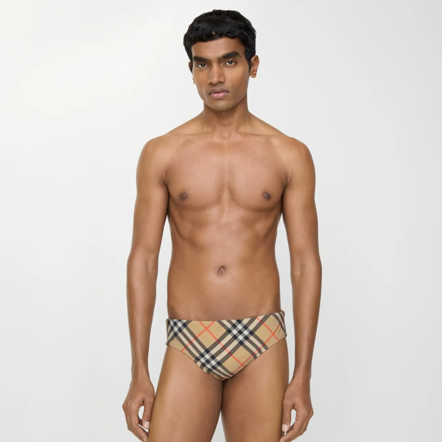 Check Swim Briefs