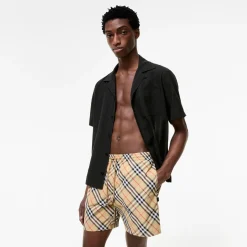 Check Swim Shorts