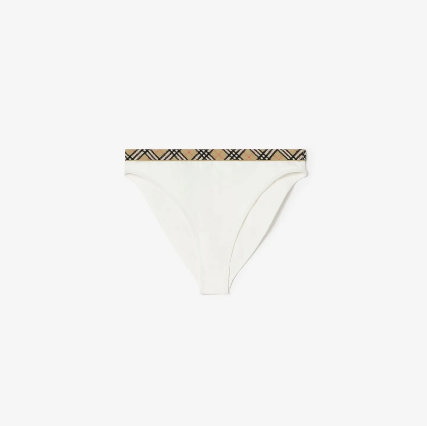 Check Trim Bikini Briefs