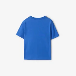 Check Trim Cotton T-shirt