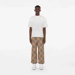 Check Twill Trousers