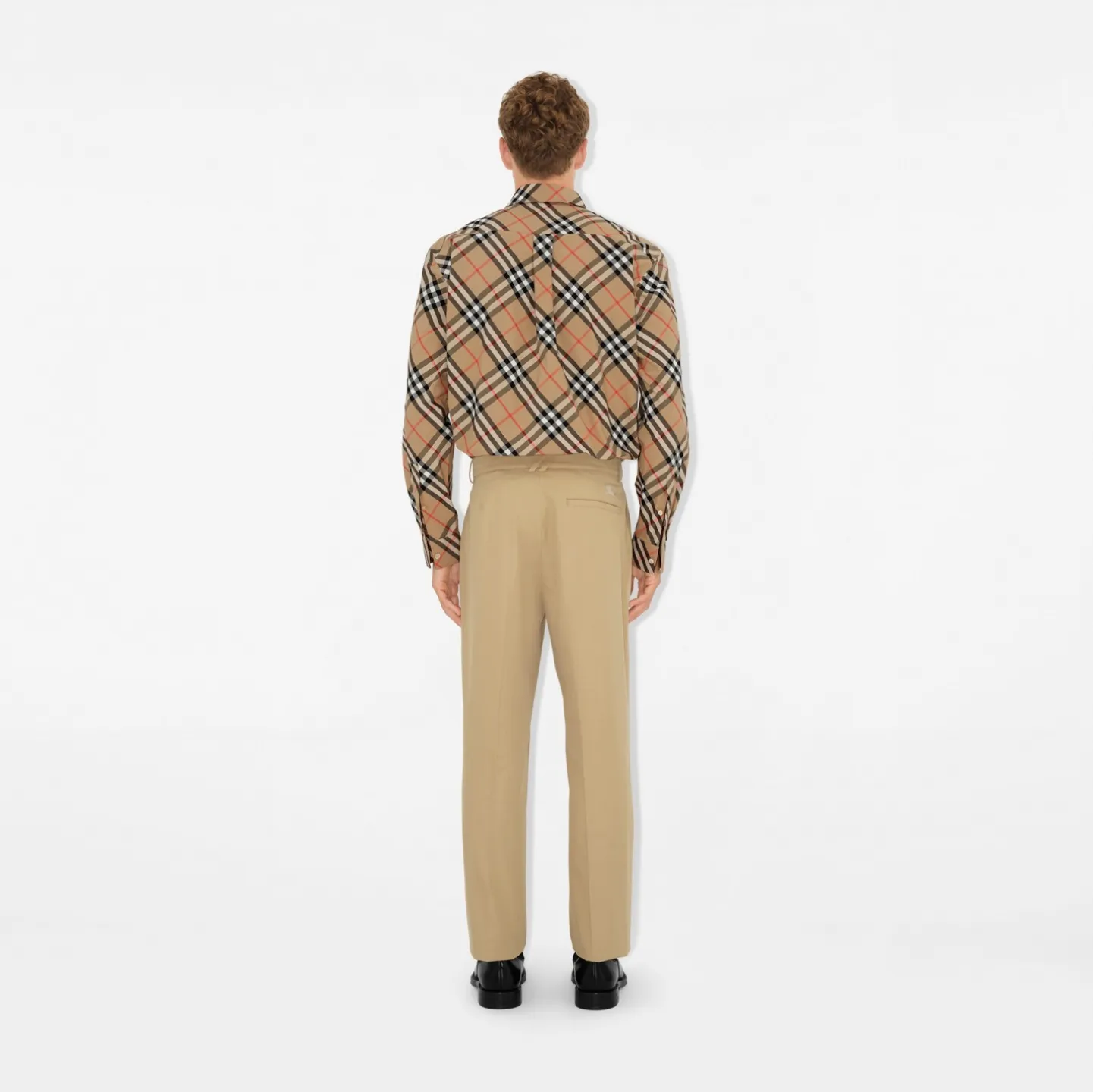 Classic Fit Check Cotton Poplin Shirt