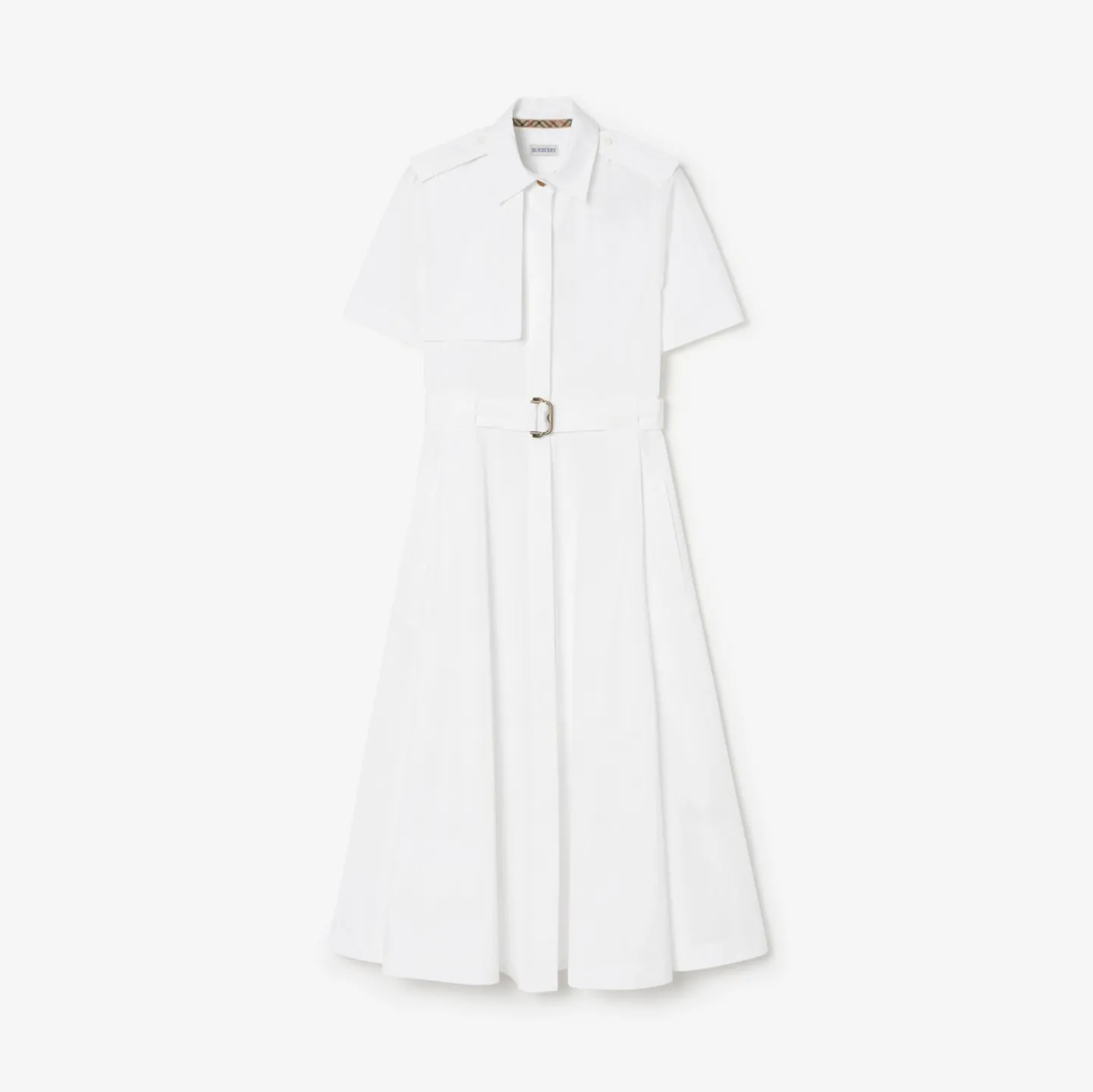 Cotton Poplin Shirt Dress