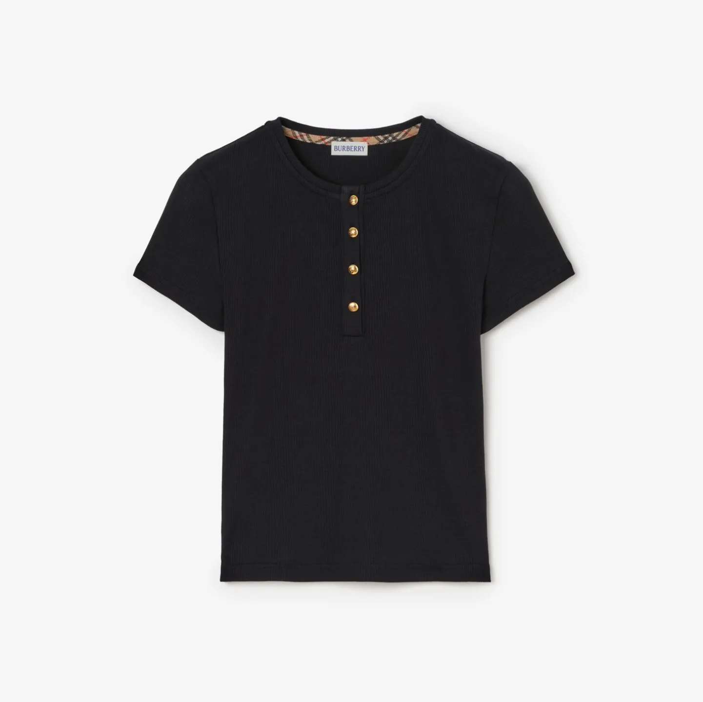 Cropped Cotton T-shirt
