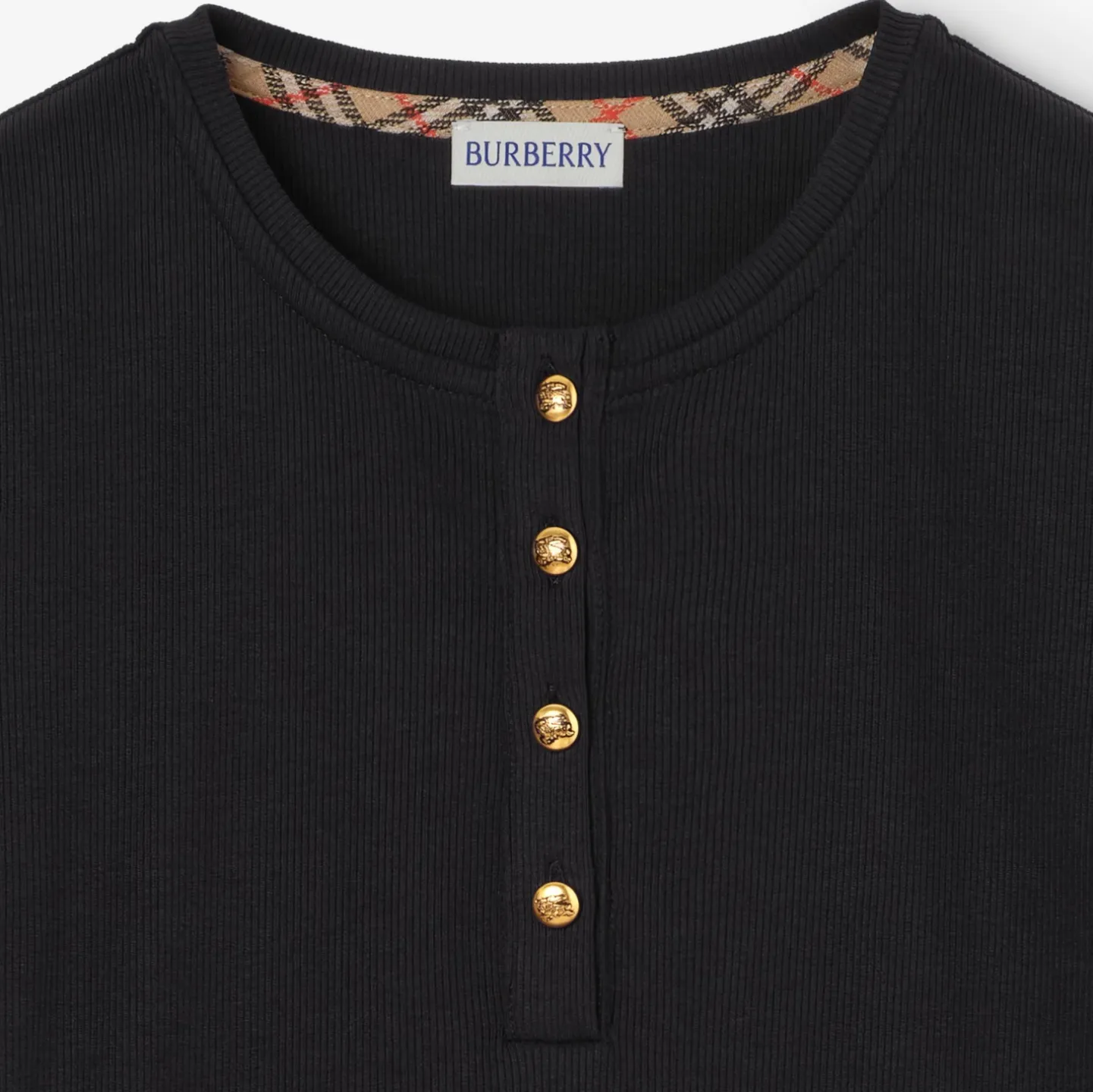 Cropped Cotton T-shirt
