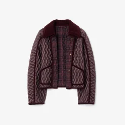 Cropped Quilted Nylon Floriston Jacket