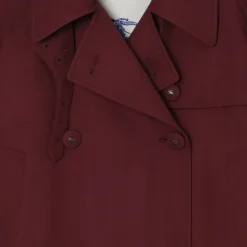 Cropped Wool Mayfair Trench Jacket