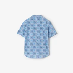 Knight Checkerboard​ Cotton Shirt