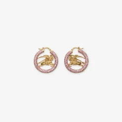 Knight Pavé Hoop Earrings