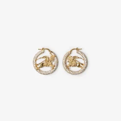 Knight Pavé Hoop Earrings