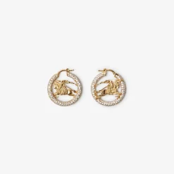 Knight Pavé Hoop Earrings