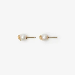 Knight Pearl Stud Earrings