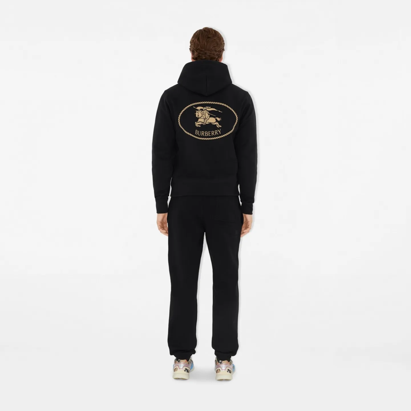 Knight Stamp Cotton Jogging Pants