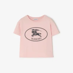 Knight Stamp Cotton T-shirt
