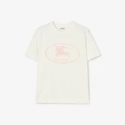 Knight Stamp Cotton T-shirt